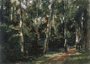 Max Liebermann The Birch-Lined Avenue in the Wannsee Garden Facing Southwest china oil painting reproduction